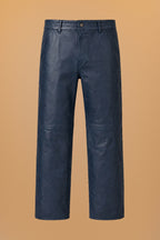 ARASAKA - Pantalon azul marino - 1-frontal-apose