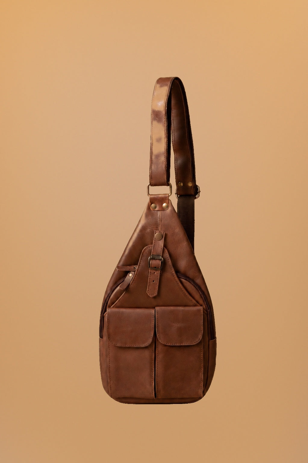 TROST - Sling cafe con bolsillo frontal - 1-frontal