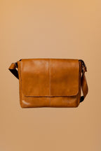 VERDICT - Bolsa messenger cognac claro - 1-frontal