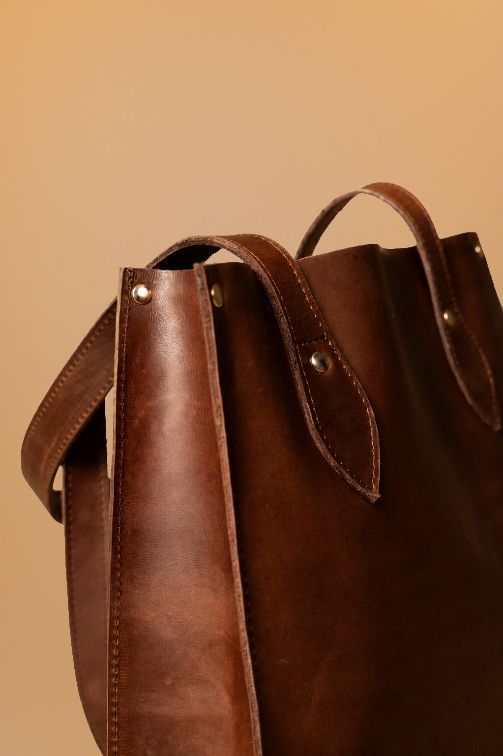 MATINEE - Tote cafe oscuro - 2-detalle