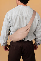 COVENANT - Sling beige media luna - 3-espalda