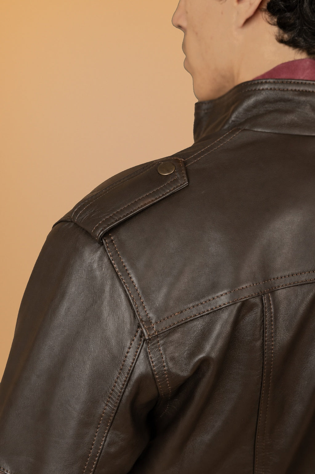 WESTWIND - Chamarra bomber cafe - 3-espalda