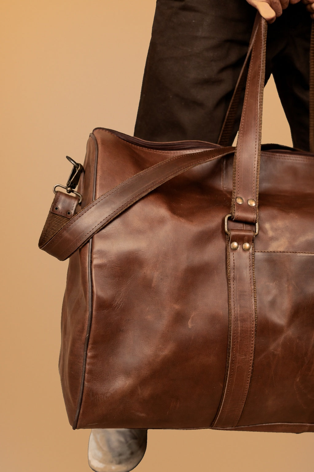 OVERLAND - Duffel cafe oscuro grande - 3-vista