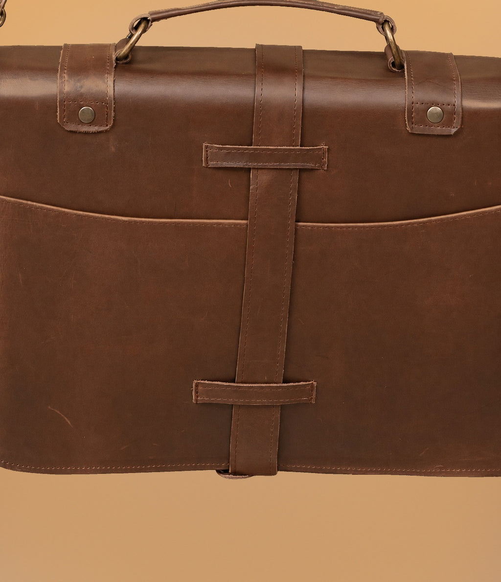 OATH - Bolsa messenger cafe oscuro - 4-detalle