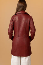 REISS - Trench vino - 4-espalda
