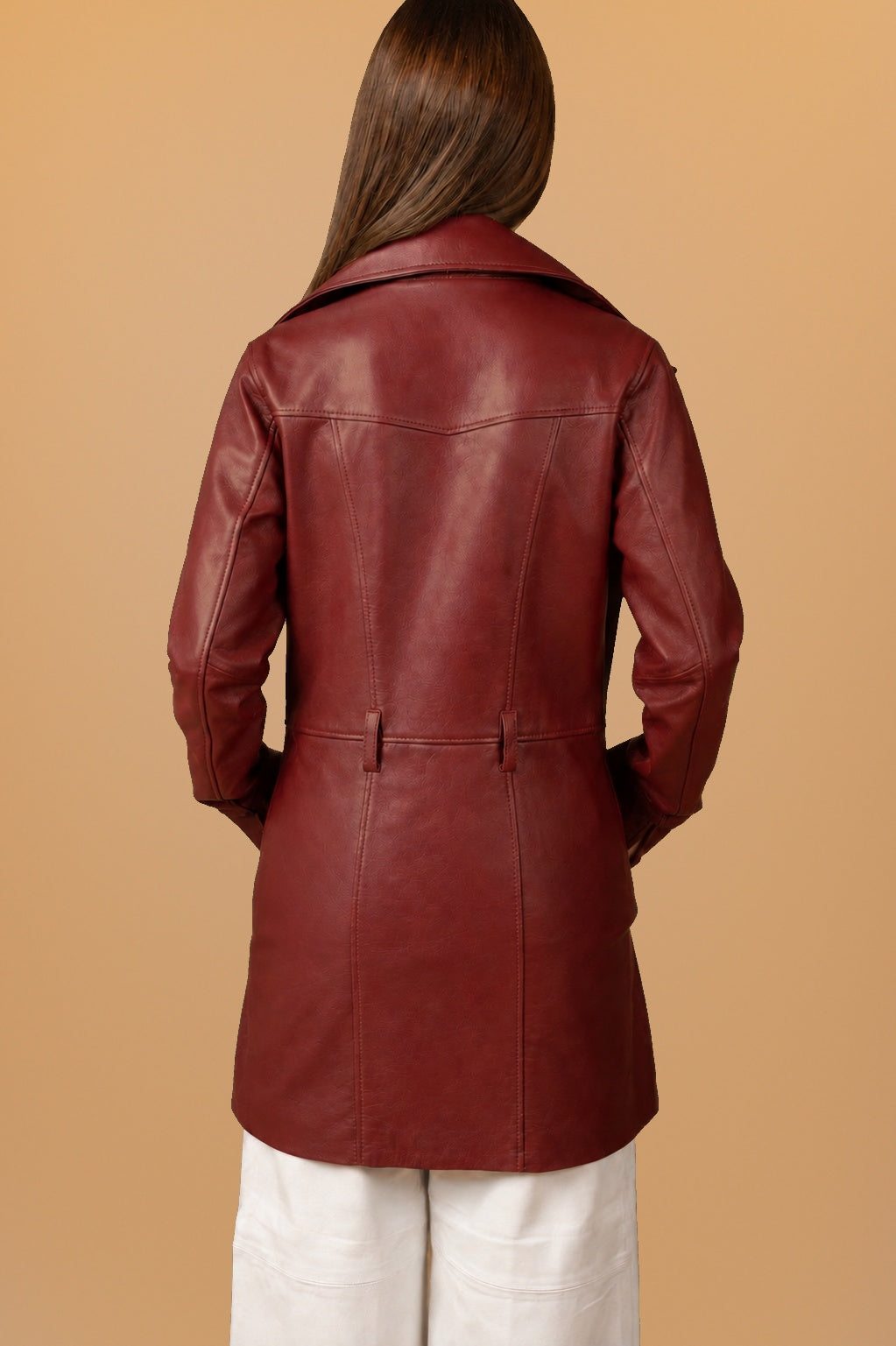 REISS - Trench vino - 4-espalda