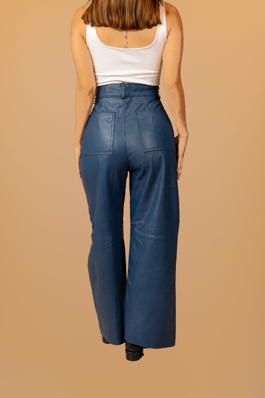 ARASAKA - Pantalon azul marino - 4-espalda